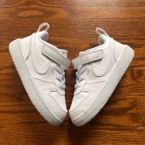 {Nike} Court Borough Low Recraft (TD) in White, Kids’ 8